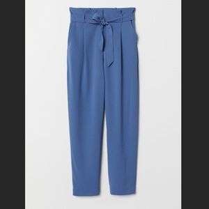 BLUE PAPERBAG PANTS